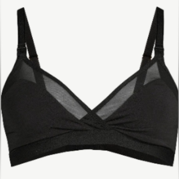 Joyspun Nursing Bralette Maternity Black Size Small - Picture 1 of 10